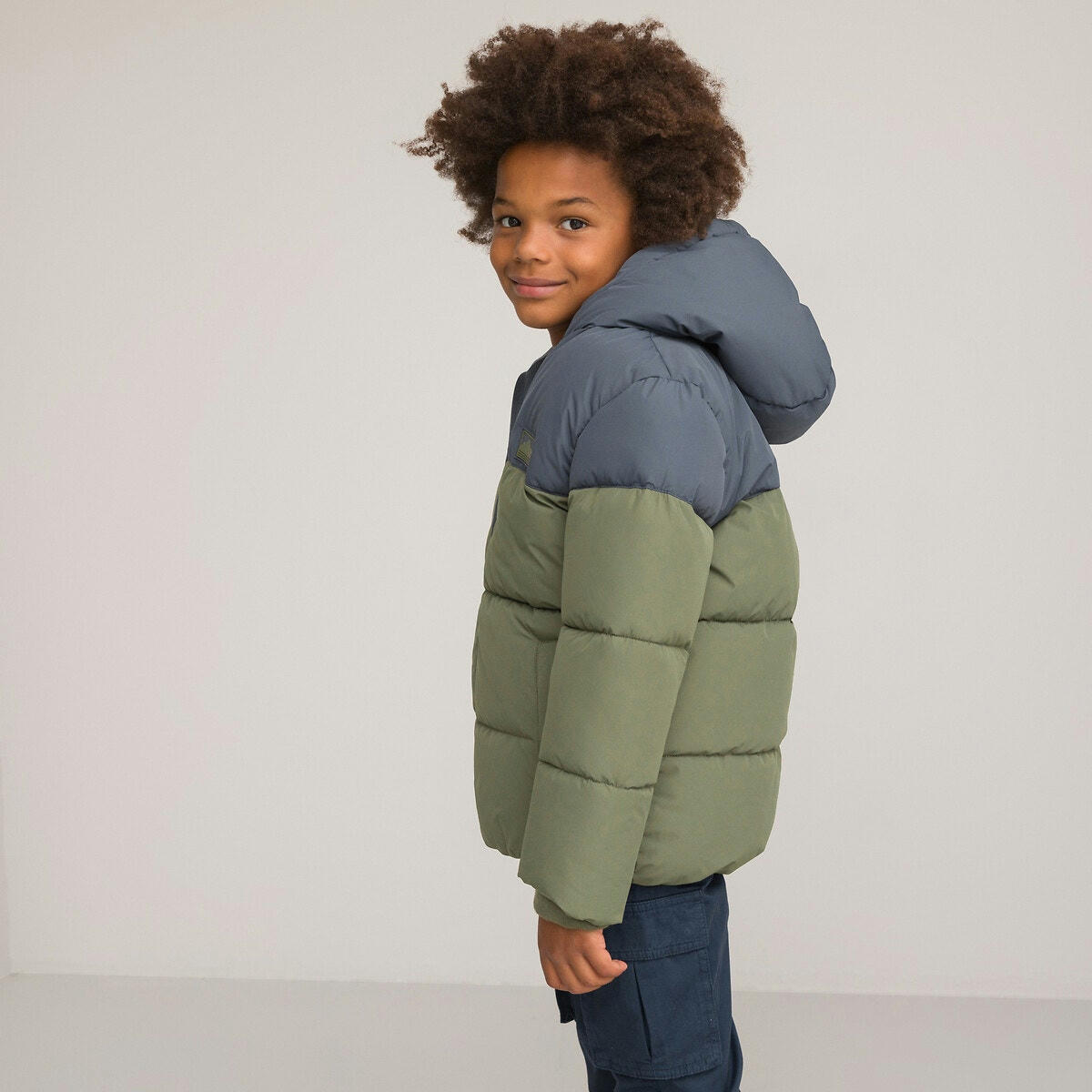 Doudoune chaude à capuche, doublée micro polaire