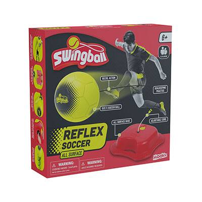 Swingball Hands-Free Reflex Soccer Kick Trainer w/ Base, Age 6+