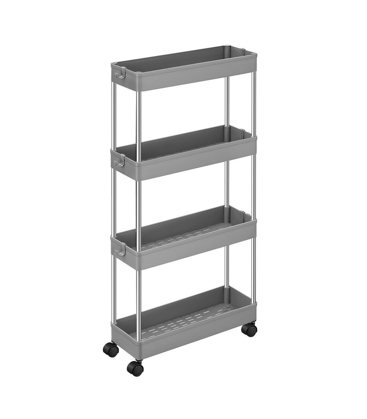 - Desserte à roulettes à 4 étages - H88 cm