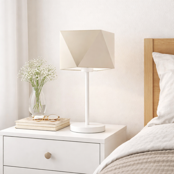 Lampka nocna WUHU loft Srebrny/ Beżowy