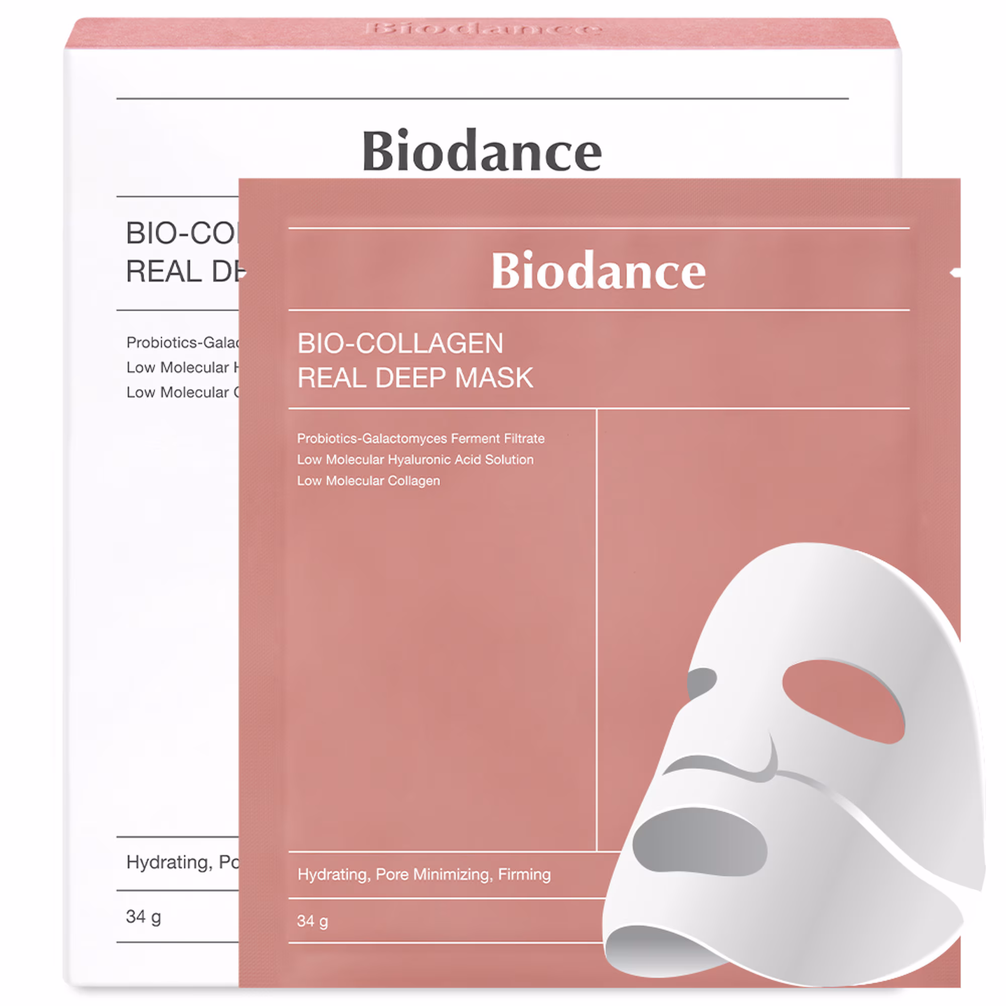COLLAGENKit de 4 masques hydrogel au collagène