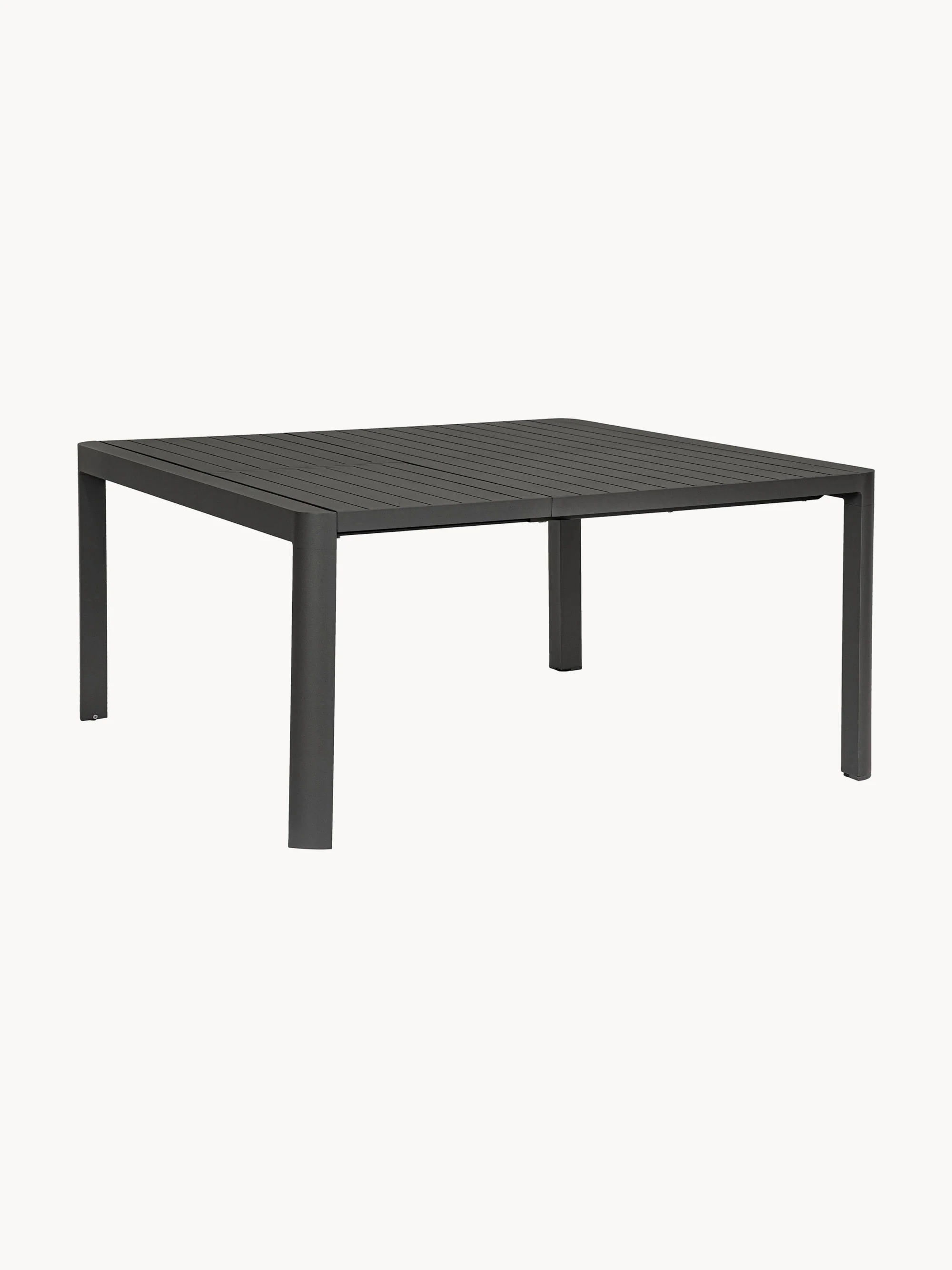 Ausziehbarer Gartentisch Kiplin, 97 - 150 x 150 cm