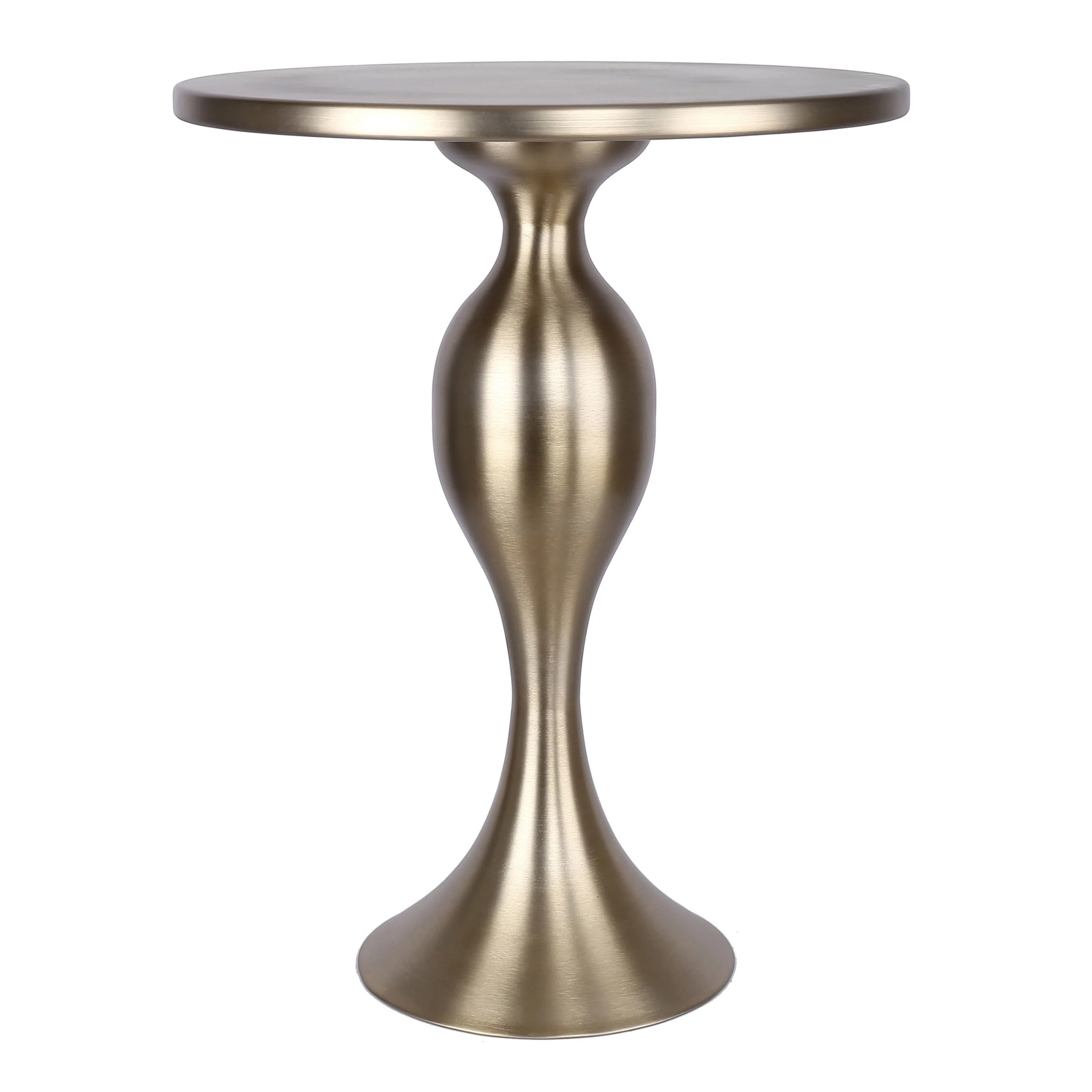Silver Orchid Ashland 24 Metal Accent Table