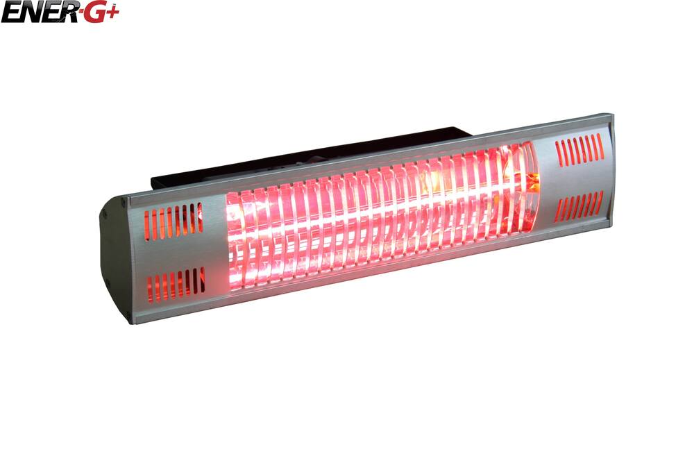 EnerG+ Wall Mounted Outdoor Infrared Electric Patio Heater, 1500W