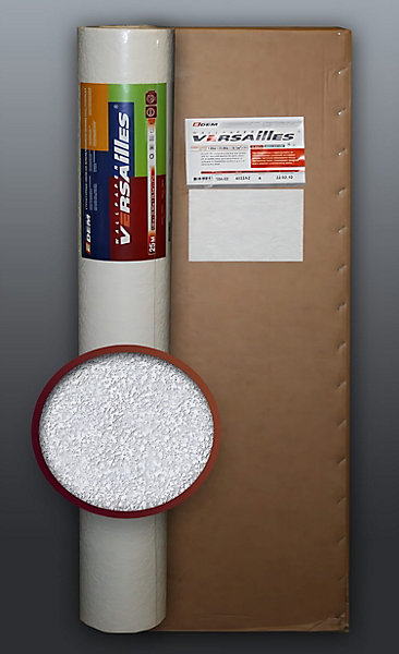 Papier peint non-tissé blanc à peindre EDEM 80304BR60 à relief de type Papier ingraine