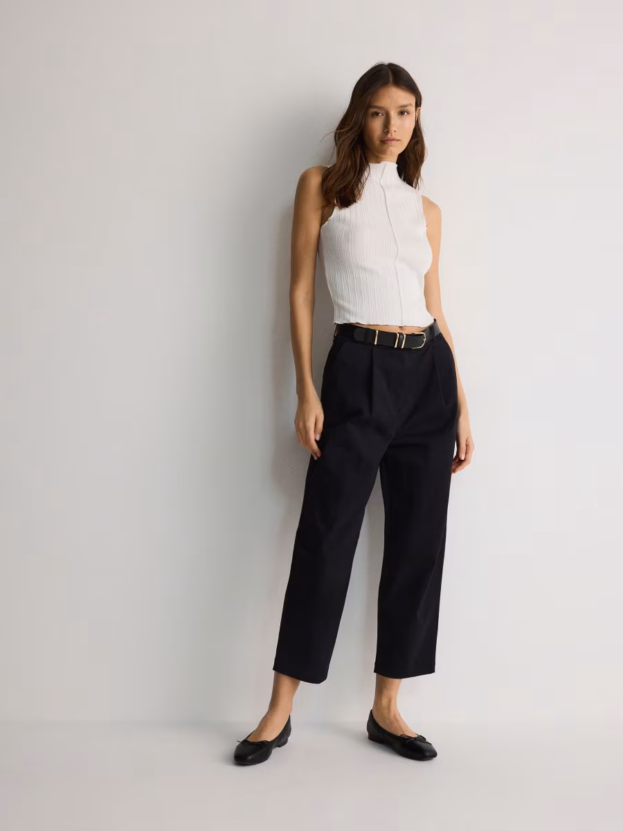 Chino Trousers With Belt