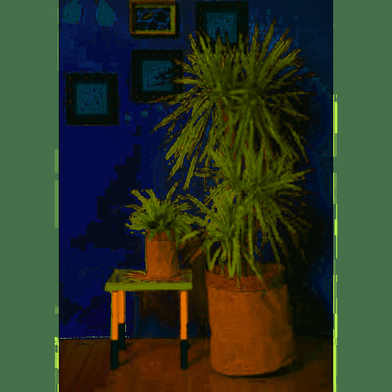 JUTE - Pot en toile de jute 12x19cm