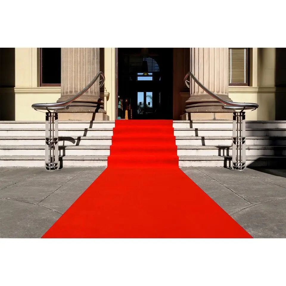 Tapijt loper Dakar - Breedte 100 cm - 5 mm dik - Rood