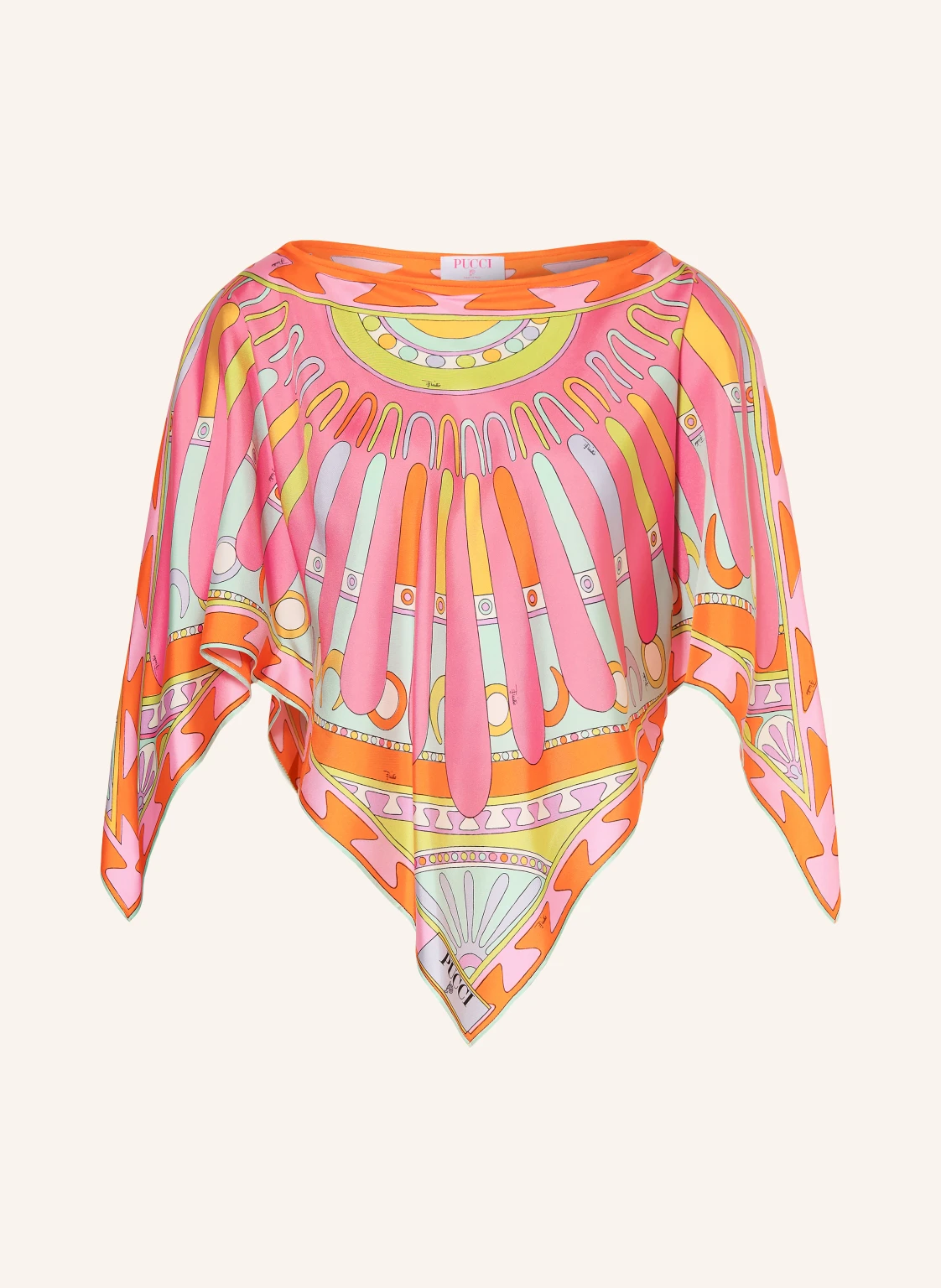 PUCCI Blusenshirt aus Seide mit 3/4-Arm