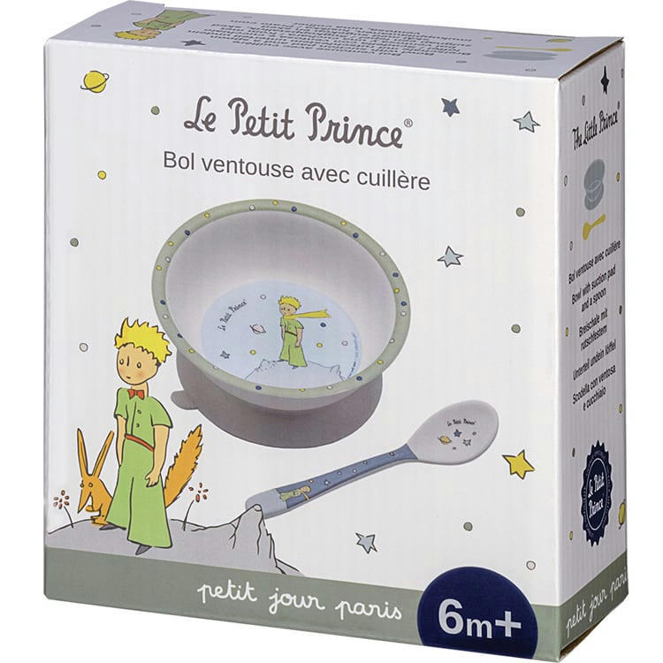 - Bol à ventouse + cuillère Le Petit Prince