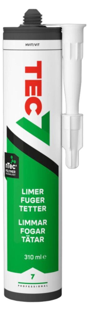 FUGEMASSE TEC7 310ML HVIT