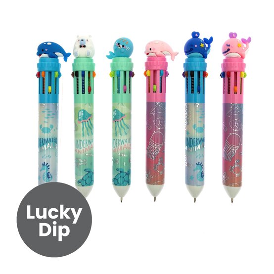 Assorted Sea Life 10-Colour Pen