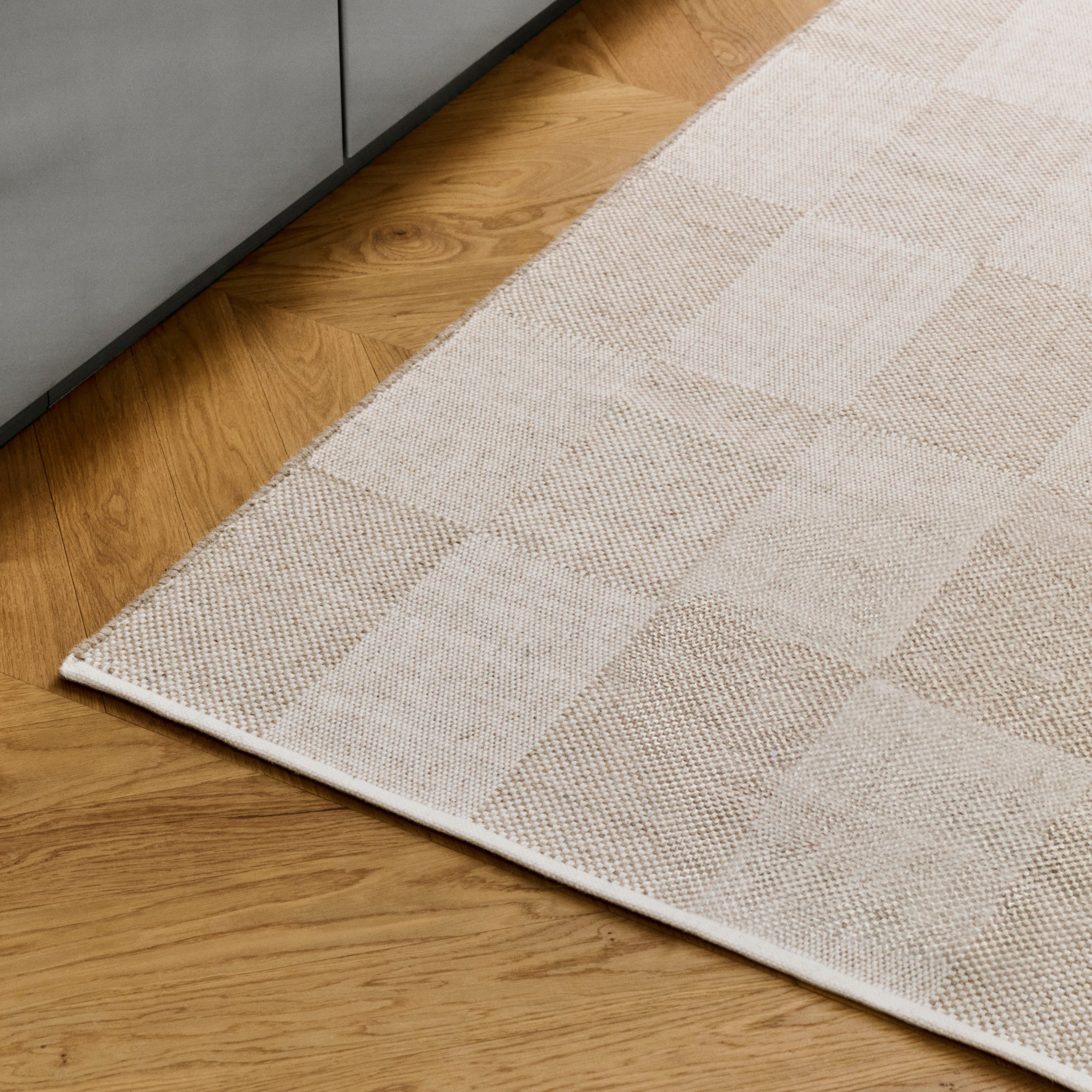 HAY Check Vloerkleed 140 x 200 cm - Sand