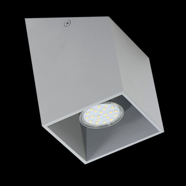 Spot kwadratowy szary RUBIK1xGU10x40W wym:15x10x10cm IP20 Lampex