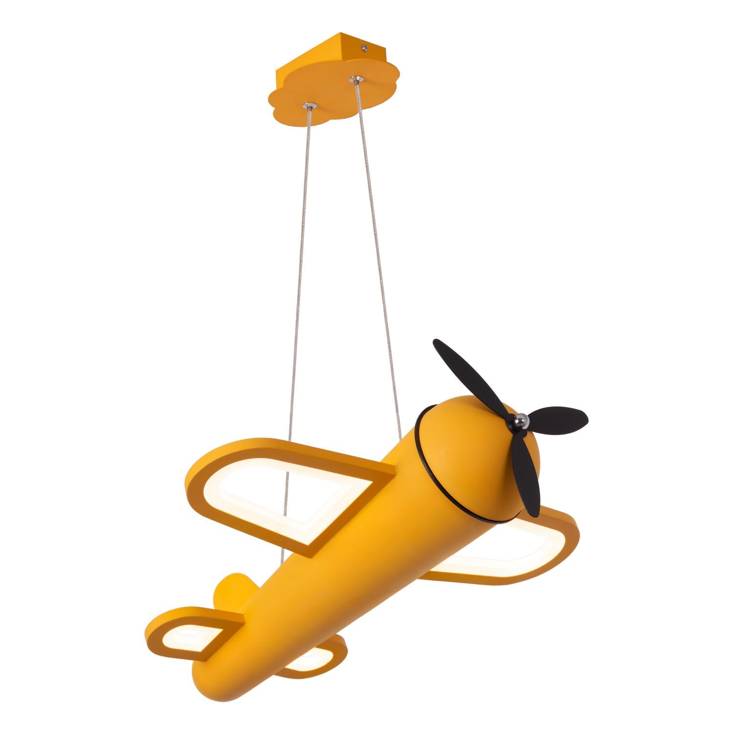 Lucide FOKKER Hanglamp - Geel