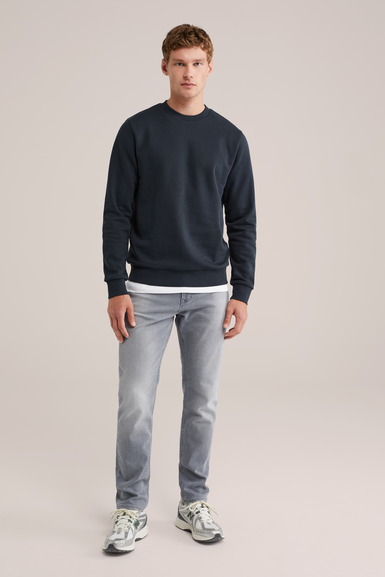 Heren Slim fit jeans met medium stretch