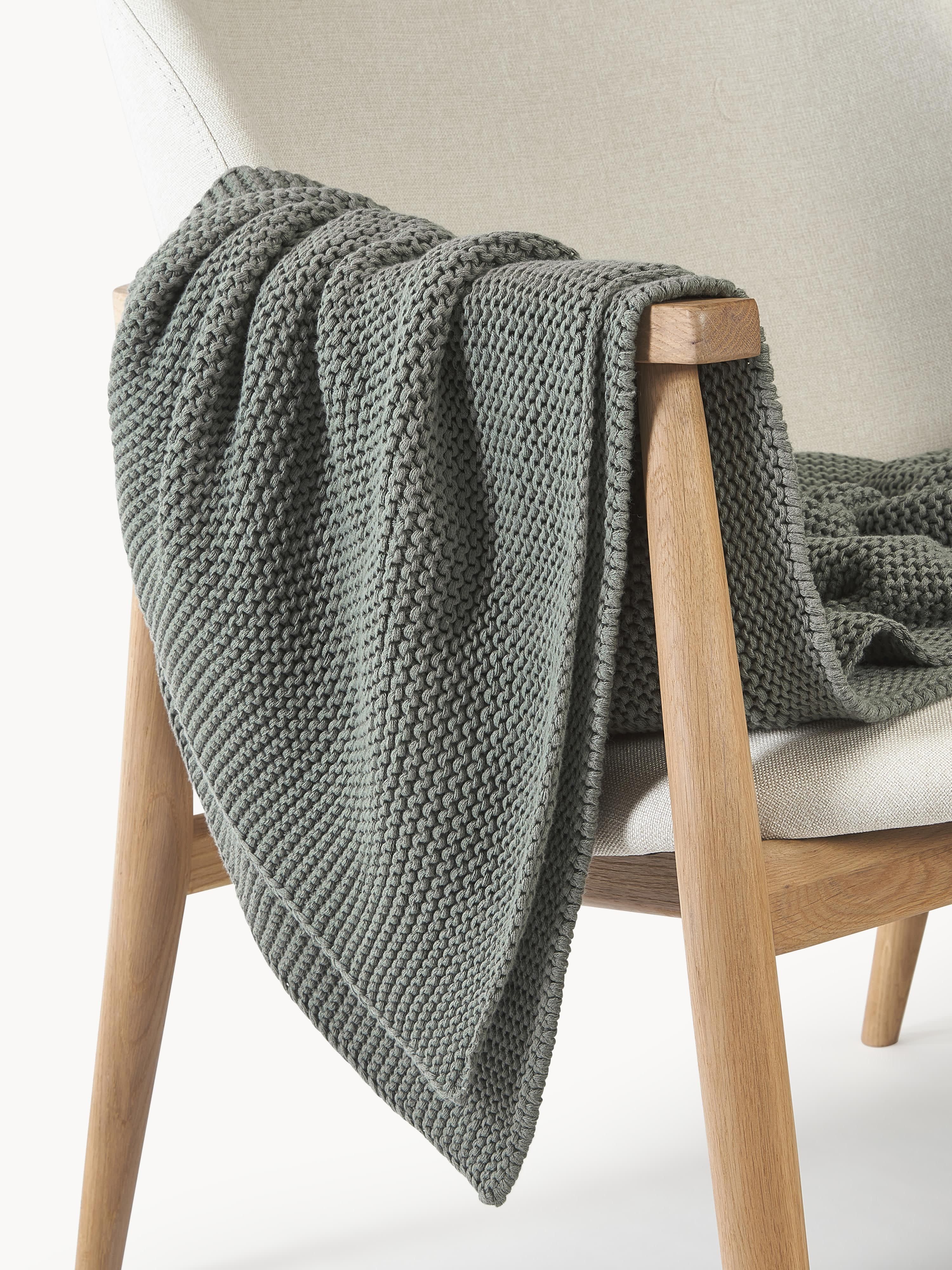 Strickdecke Adalyn aus Bio-Baumwolle