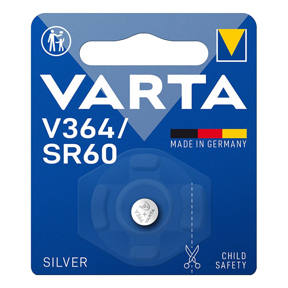 KNAPPCELLEBATTERI VARTA V364 SR60 1,55V