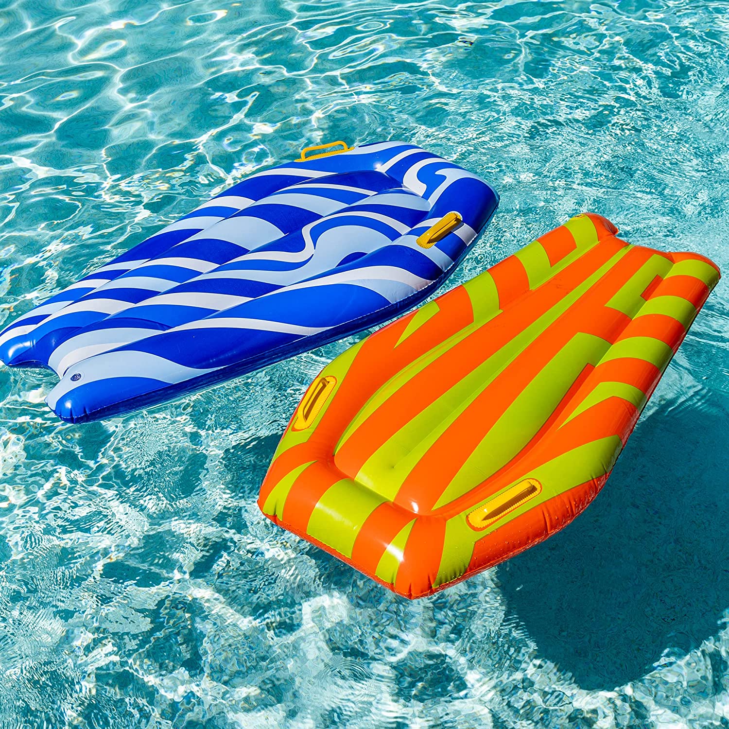 Clearance - Floating Boards, Orange and Blue
