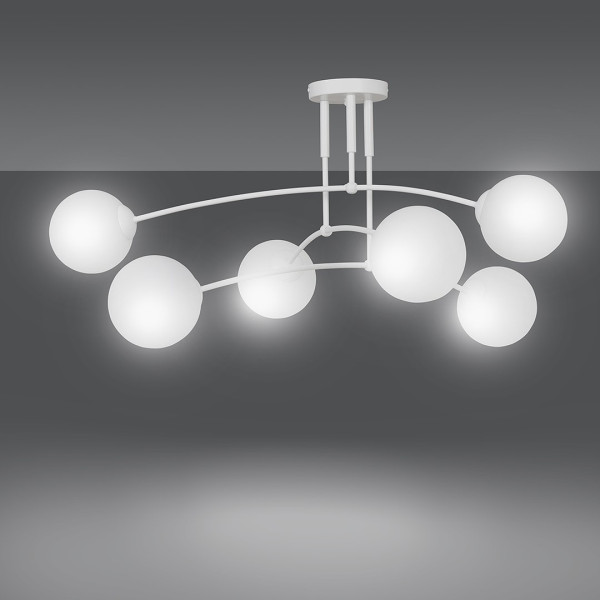 Lampa Sufitowa Pregos 6 White
