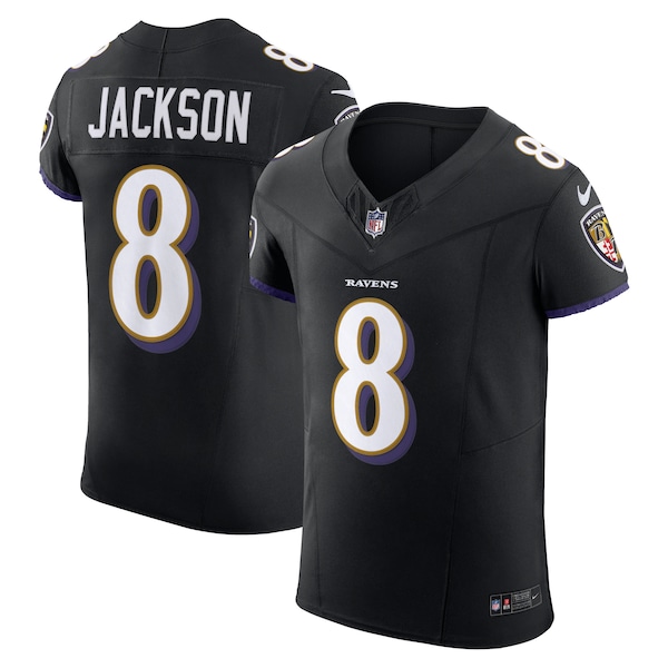 Lamar Jackson Baltimore Ravens Nike Alternate Vapor F.U.S.E. Elite Jersey - Black