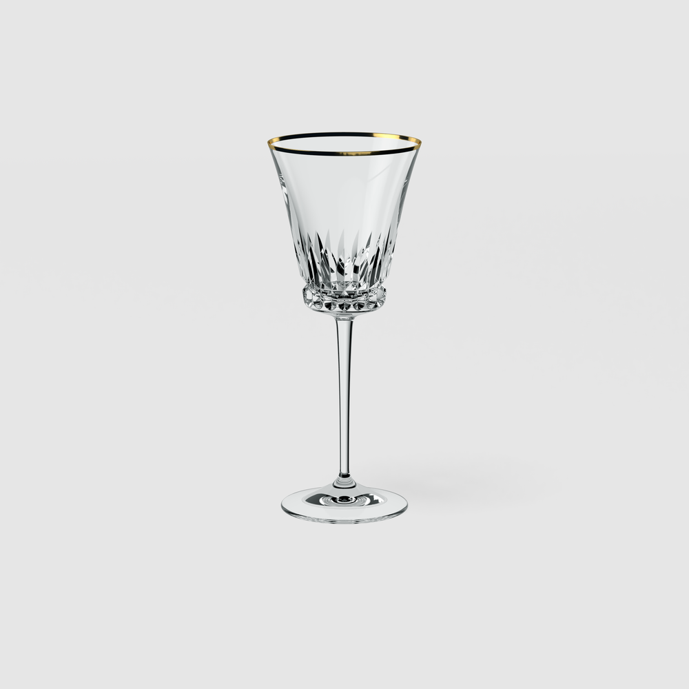 Grand Royal White wine glass - Clear, 4.1 oz, crystal glass