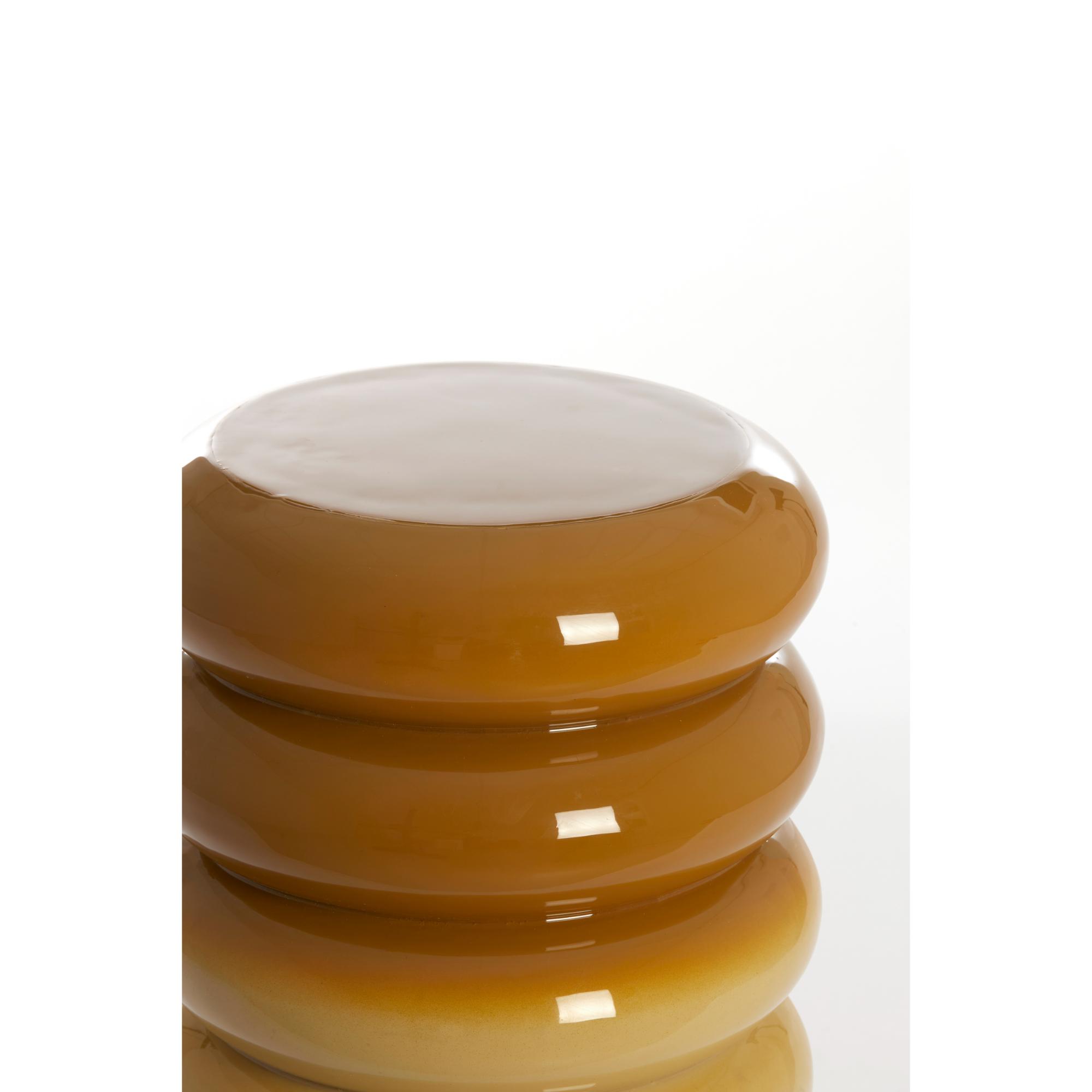 Light & Living Bijzettafel Mirogi - Geel - Ø30cm