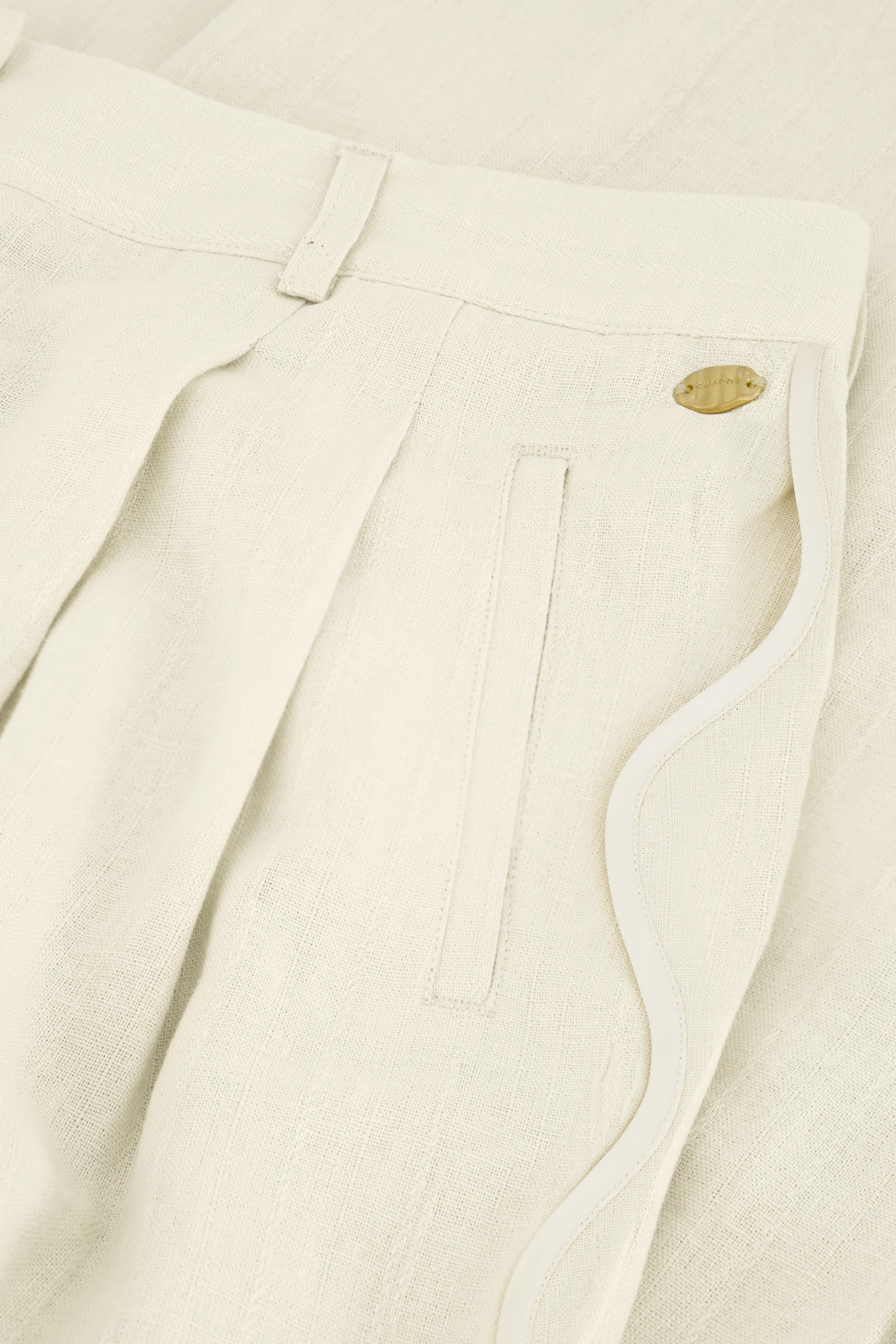 Carlie Trousers | Warm White