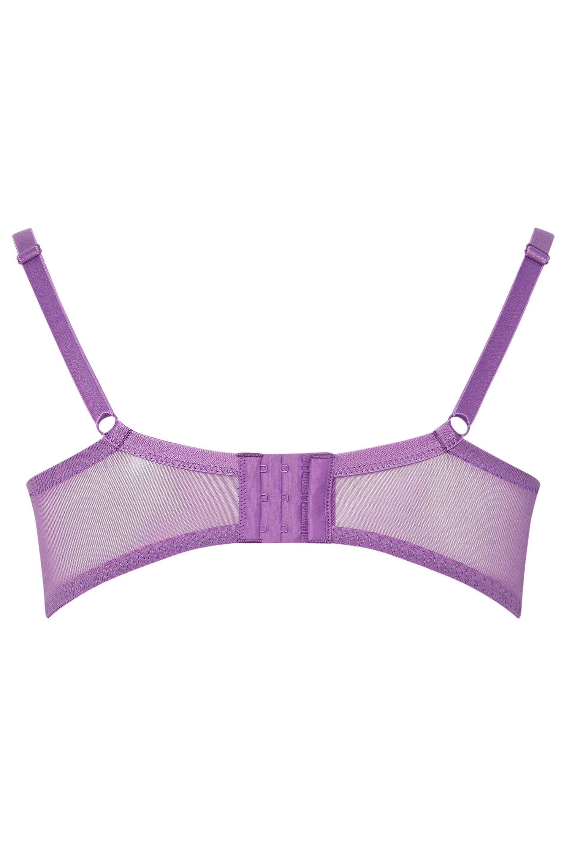 Yours Floral Embroidered Underwired Bra