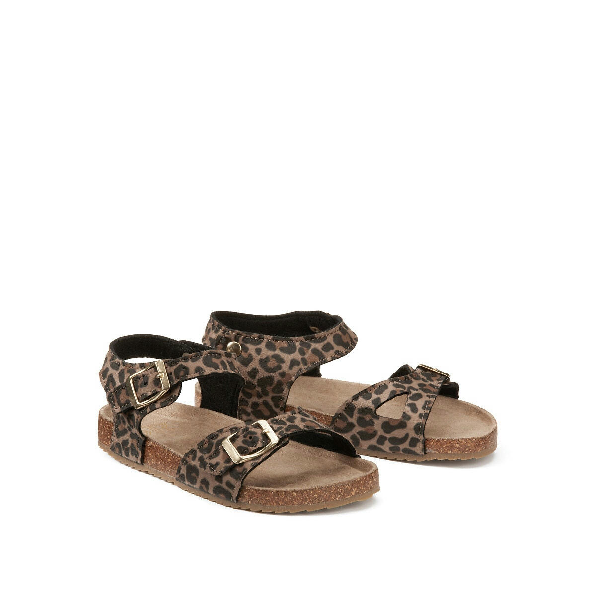 Sandales motif léopard