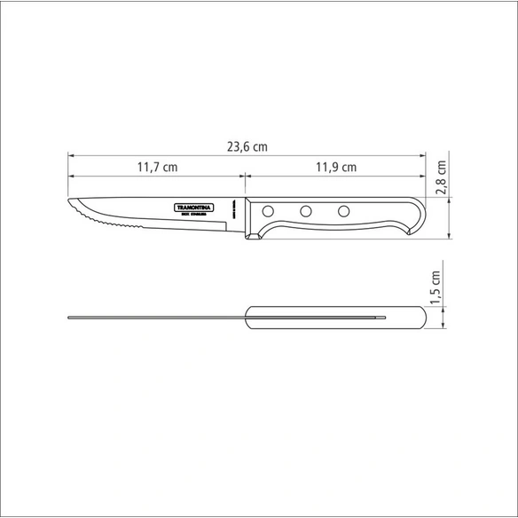 Messer »GAUCHO«, für Steak, 23 cm