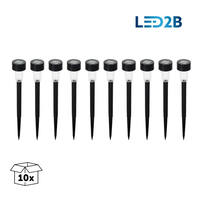 Lampka solarna wbijana czujnik zmierzchu zimna barwa LED 0.06W IP44 Kobi