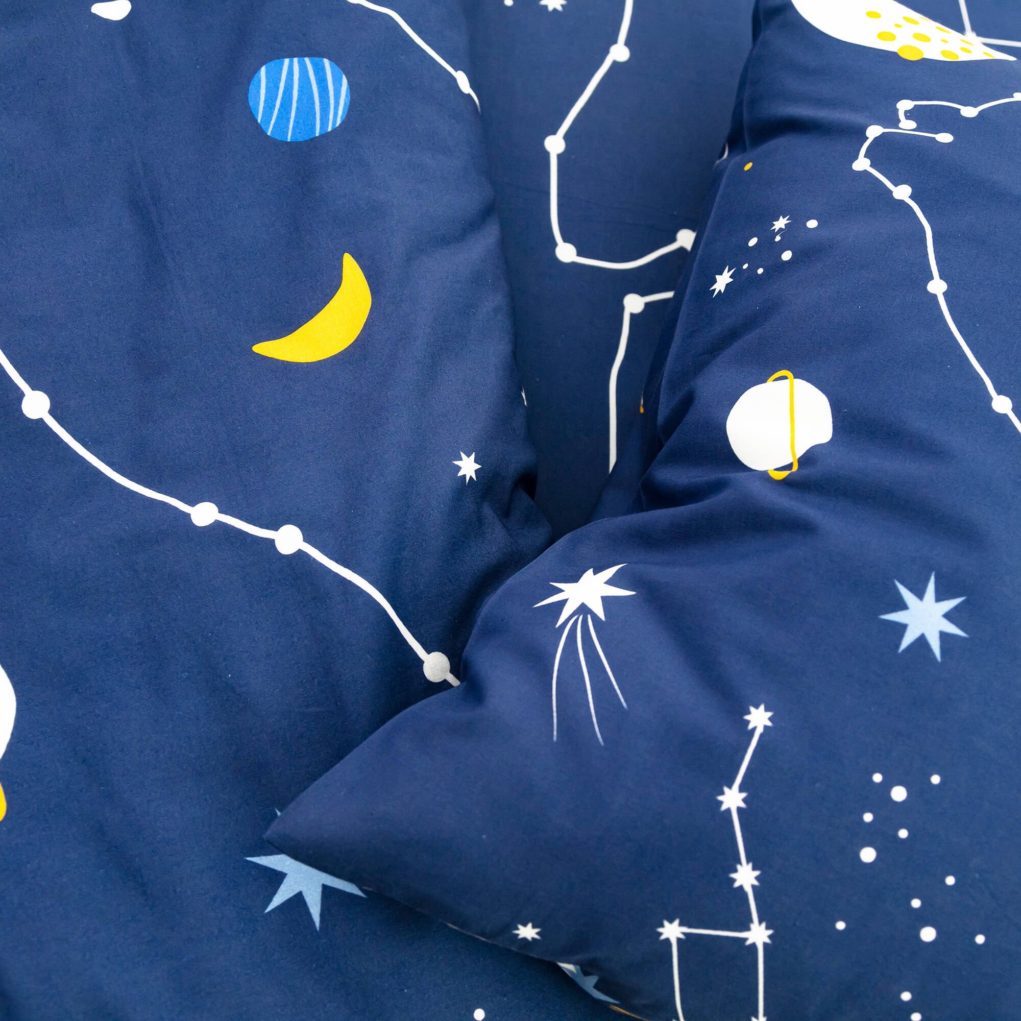 Linge de lit enfant imprimé Voie lactée - coton