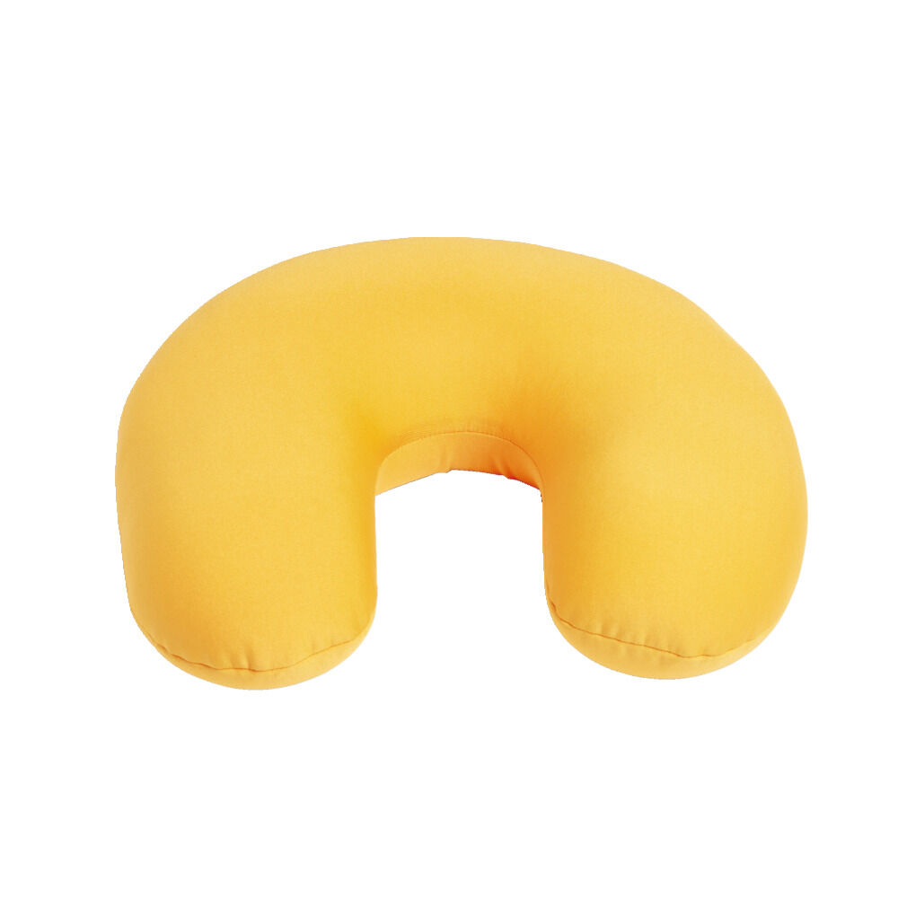 Coussin de voyage microbille orange