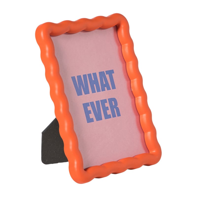 Fotolijst golf - oranje - 13x18 cm