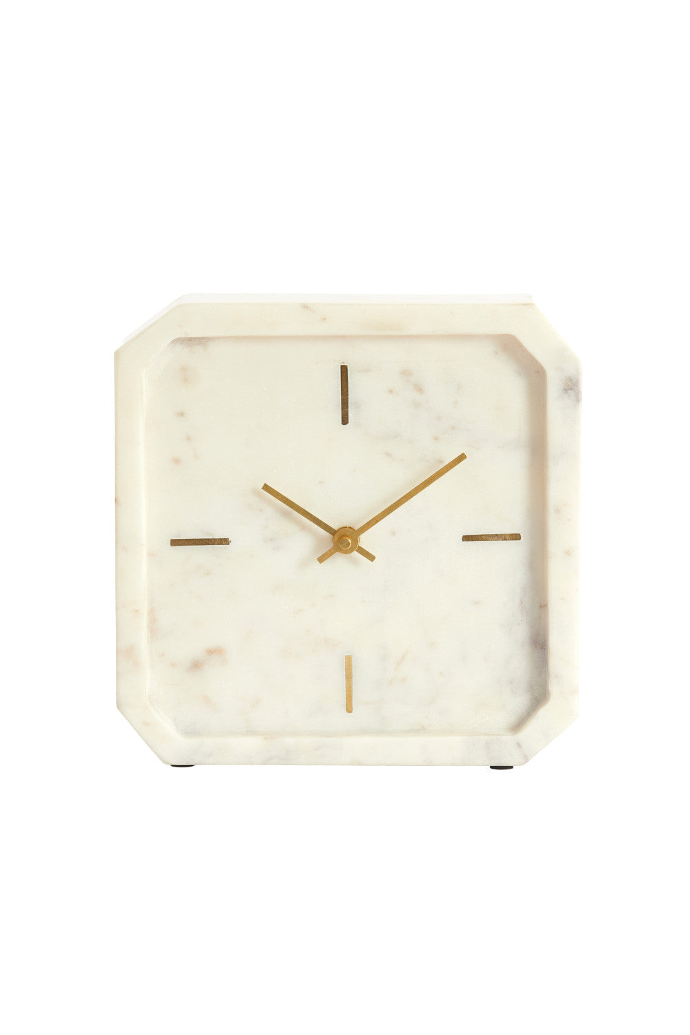 Light & Living klok PABLIA - 20.5x6x20.5 cm - wit