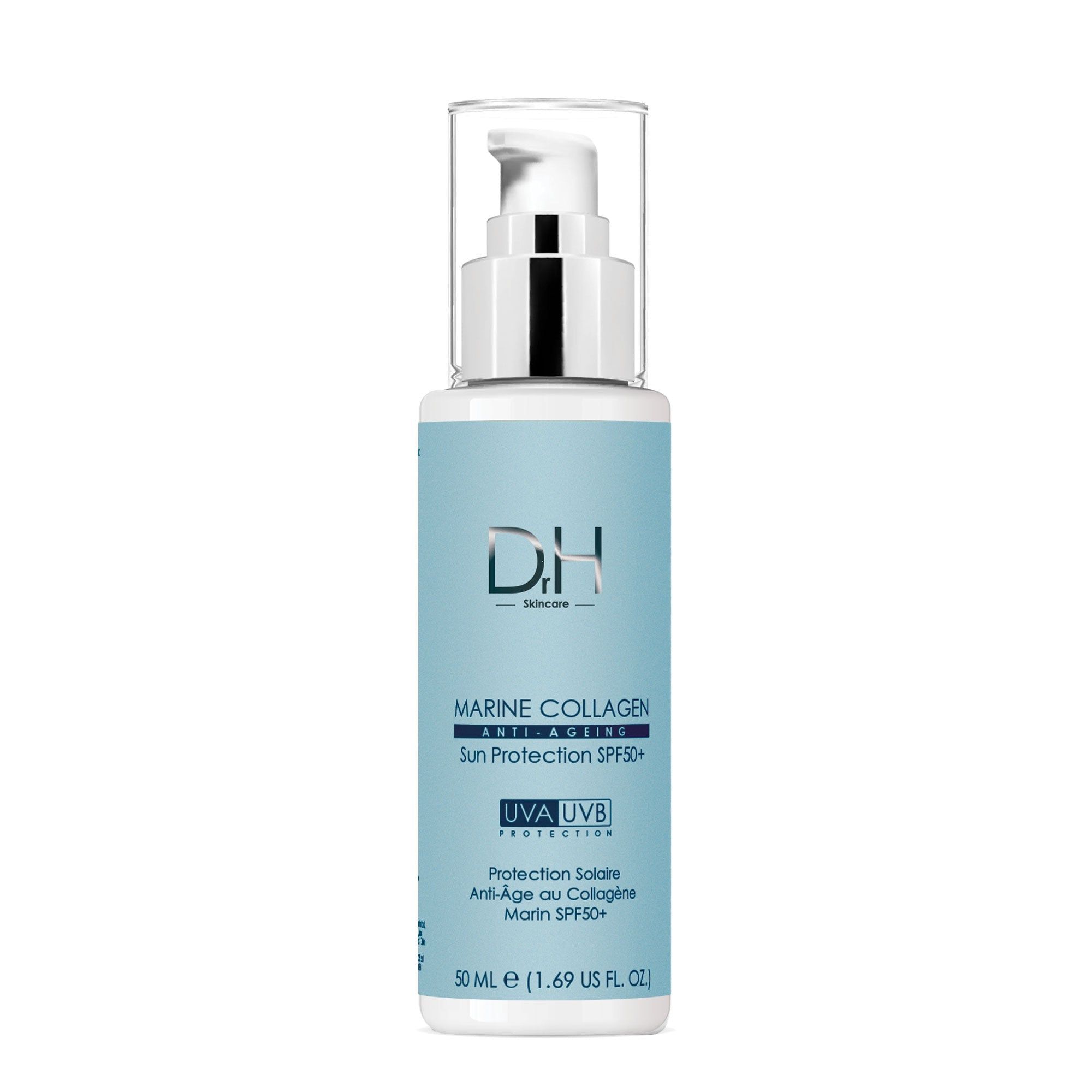Dr H Anti-Ageing Marine Collagen Sun Protection SPF 50 50ml x 2 Duo Pack