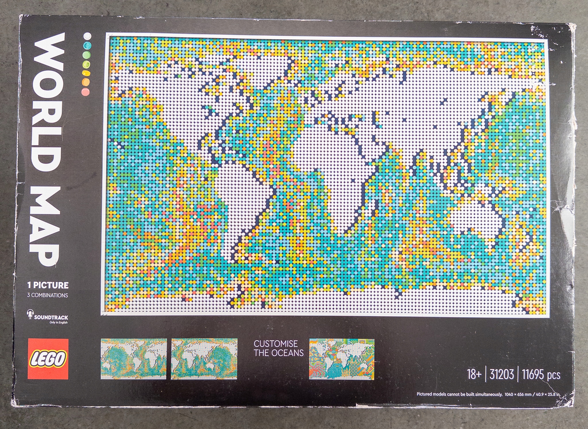 LEGO 31203 - World Map [uszkodzone pudełko]