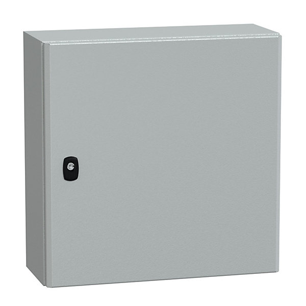 Nsys3d5520p Coffret Métallique étanche Ip66 - 500x500x200 - Plaque Fournie - Spacial S3d - Schneider Electric
