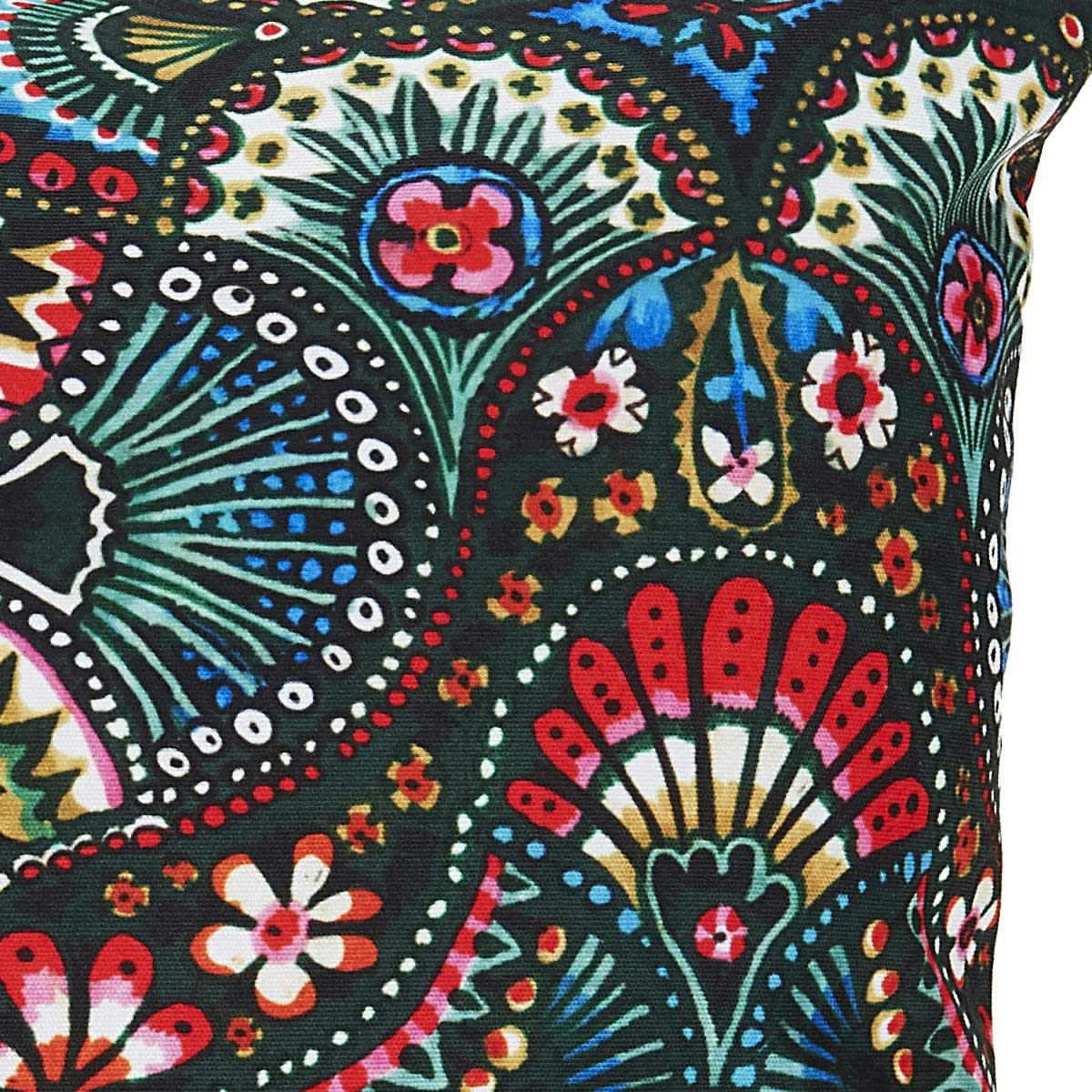 OLGA - Housse de coussin extérieur design fleuri 45x45cm