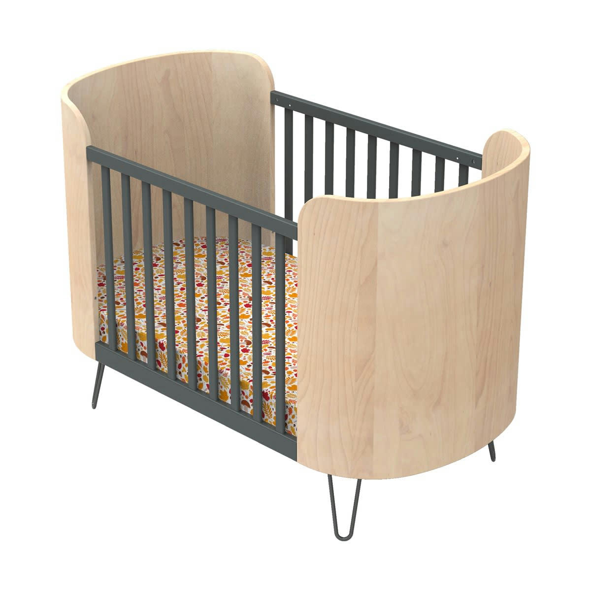 GALOPIN - Lit évolutif pieds métal