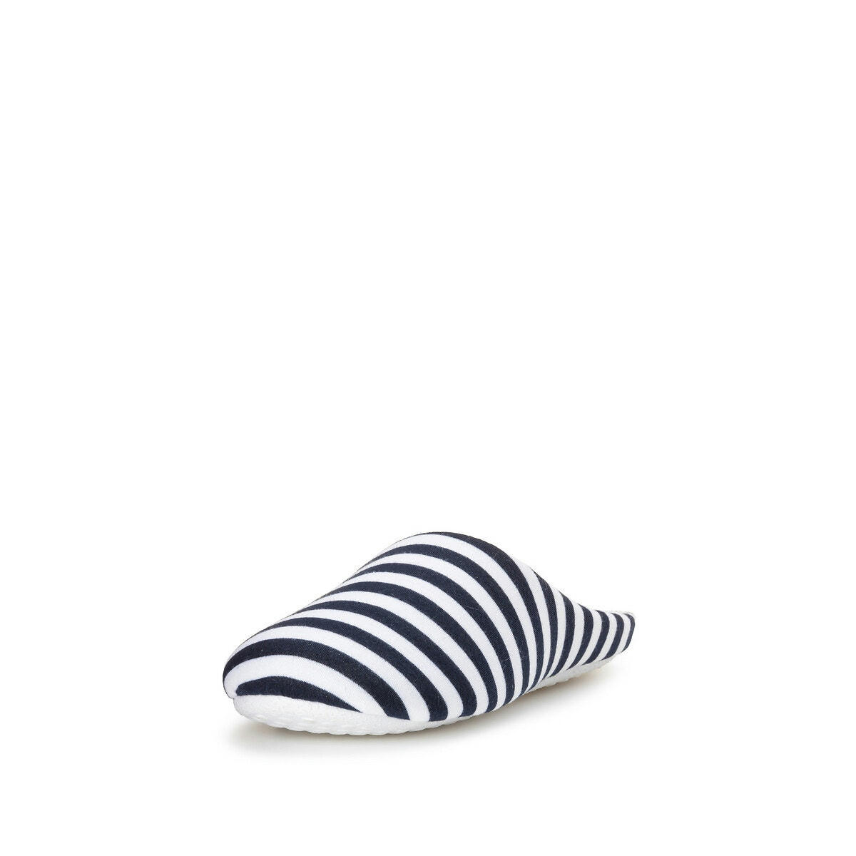 Chaussons mules rayées