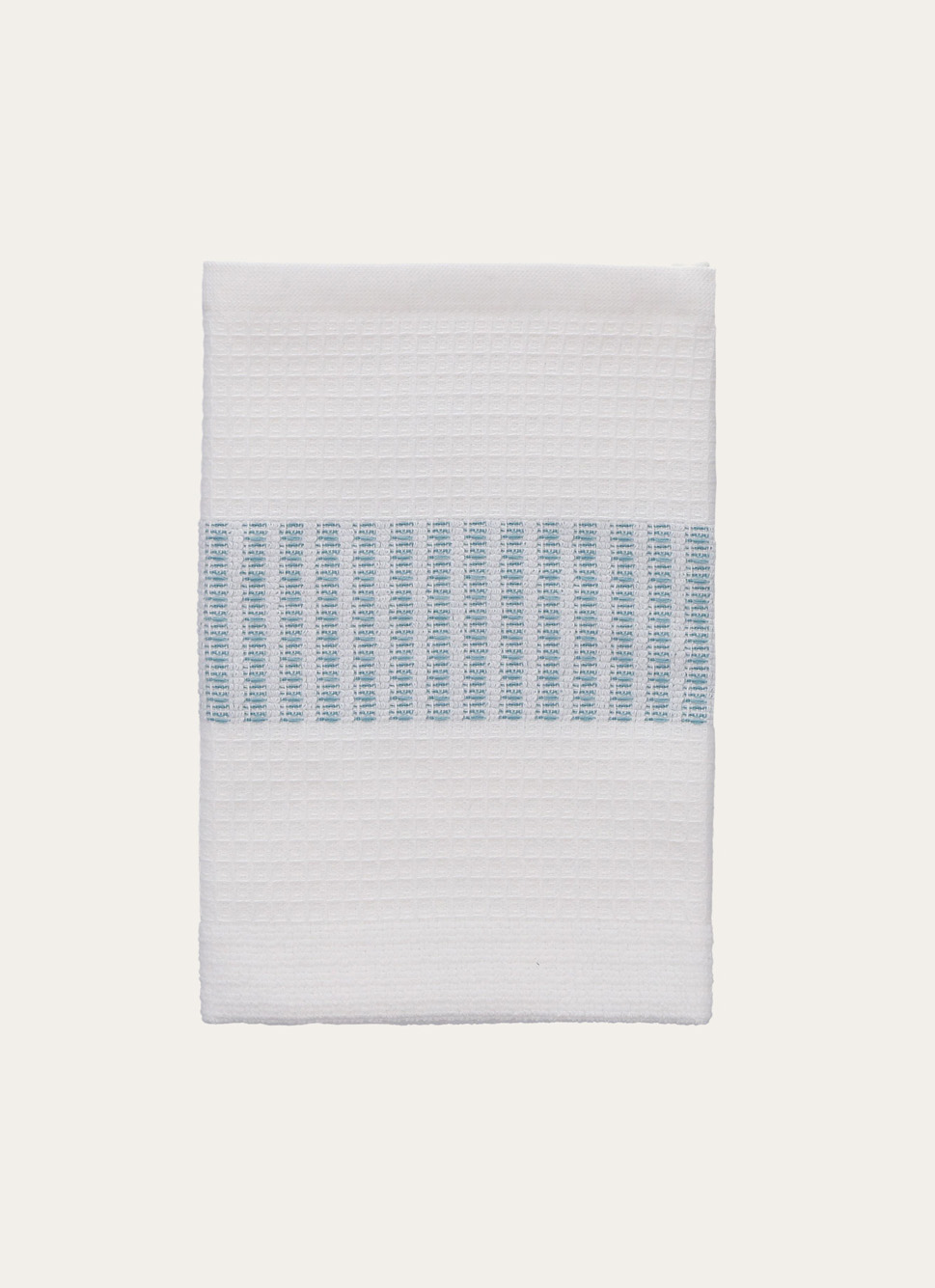 ESSUIE-MAINS EN ÉPONGE AVEC TISSAGE COLORÉ TURQUOISE