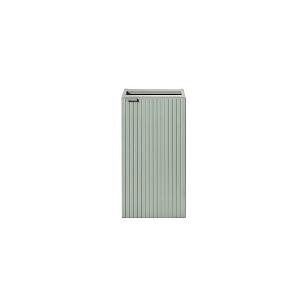 Meuble de rangement salle de bain ELVINA1 porteH57 cmVert sauge pastelSuspendu