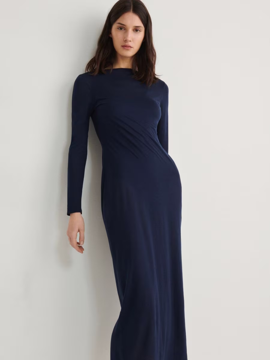 Double-Layered Lyocell Dress