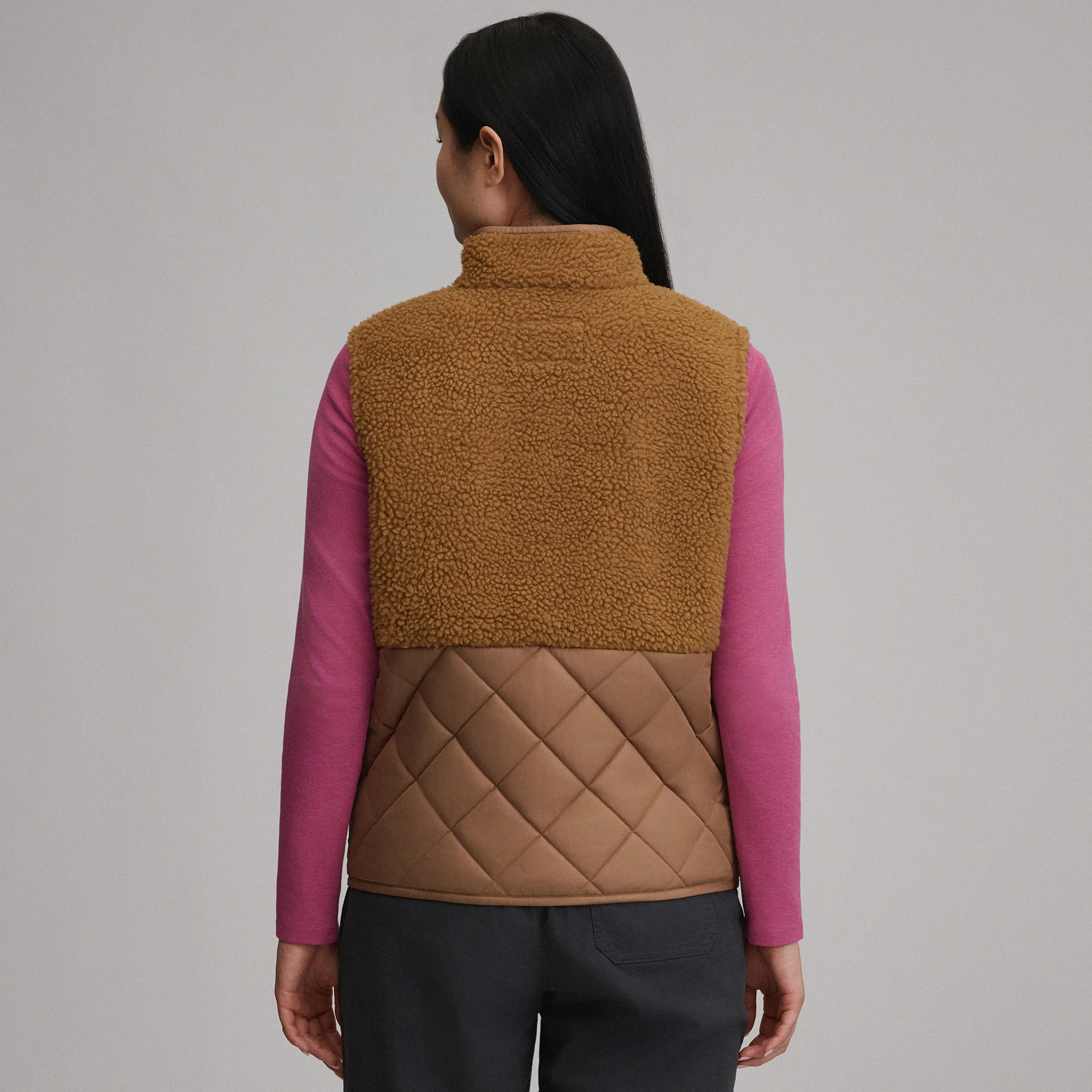 Women's Wander Mixed Media Fleece Vest