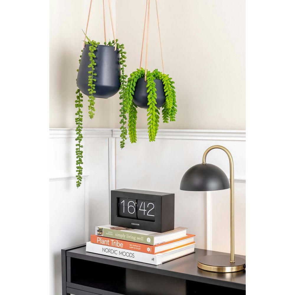 SKITTLE - Pot à suspendre finition mat bleu électrique