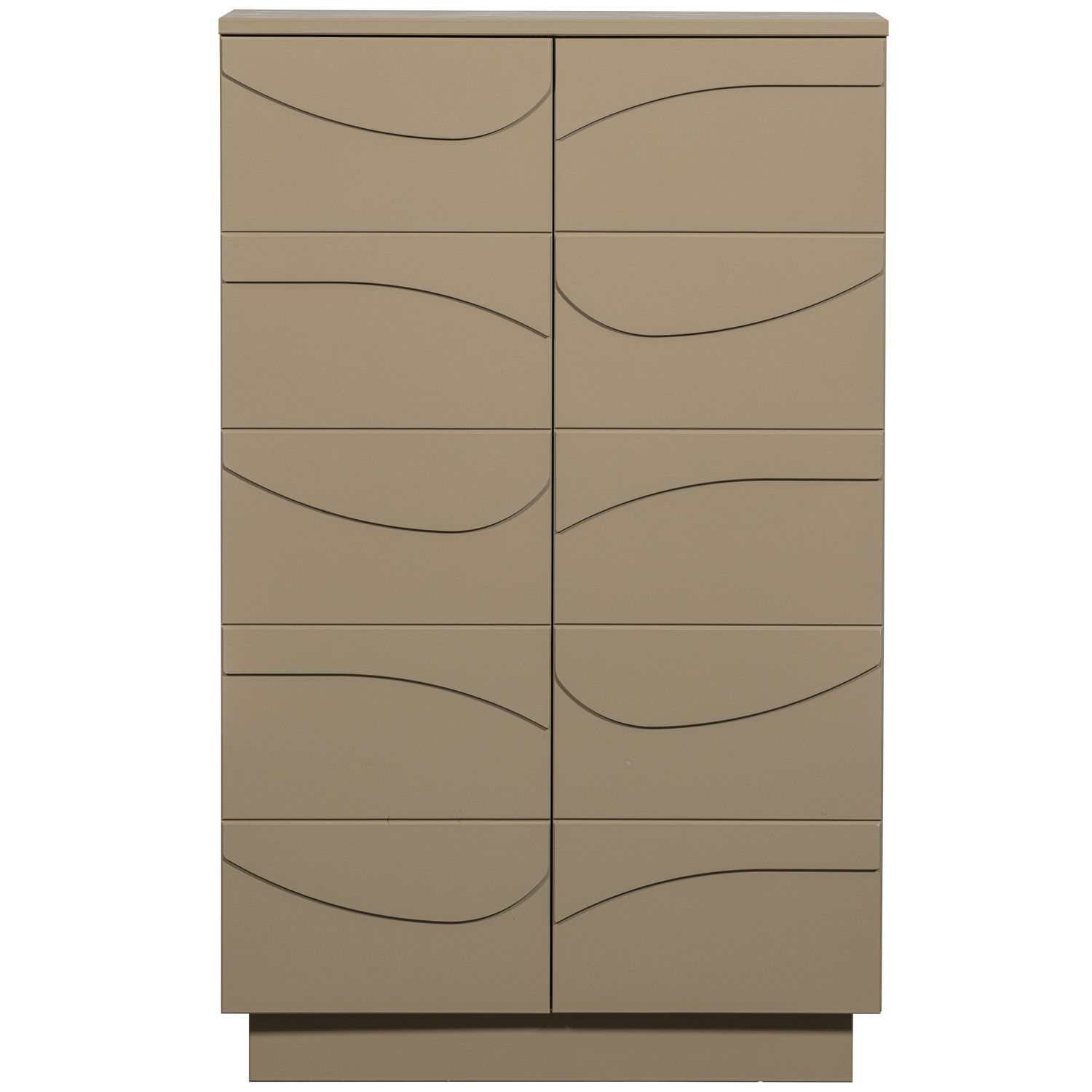 WOOOD kast Teo - Grenenhout - Mud - 116x72x35