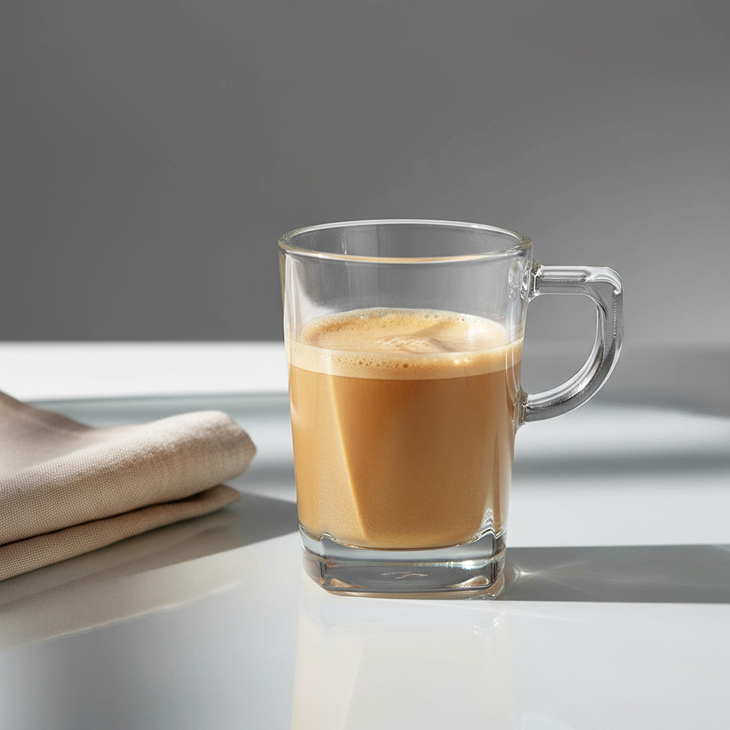 Tazzina caffè in vetro 75 ml con manico