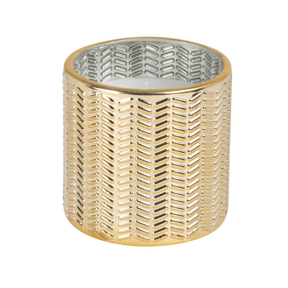 COLORAMA - Bougie en verre doré H7